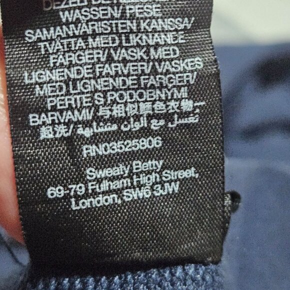 Sweaty Betty Navy Racerback Athletic Jumpsuit L Activewear Athleisure Minimalist - Picture 13 of 14